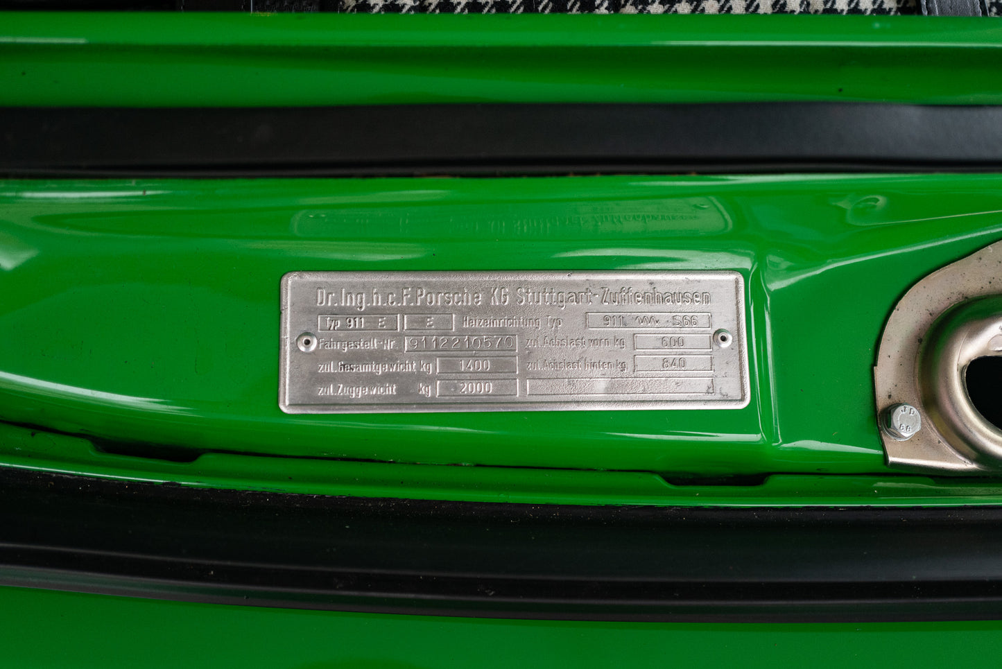 SOLD - Porsche 911 2.4L E Targa 1972 "OIL KLAPPE"