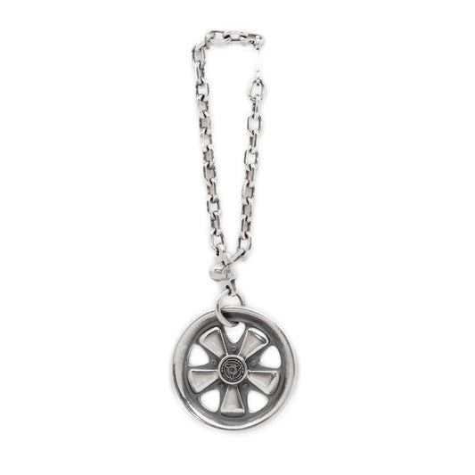 911 Classic Wheels Keychains Sterling Silver