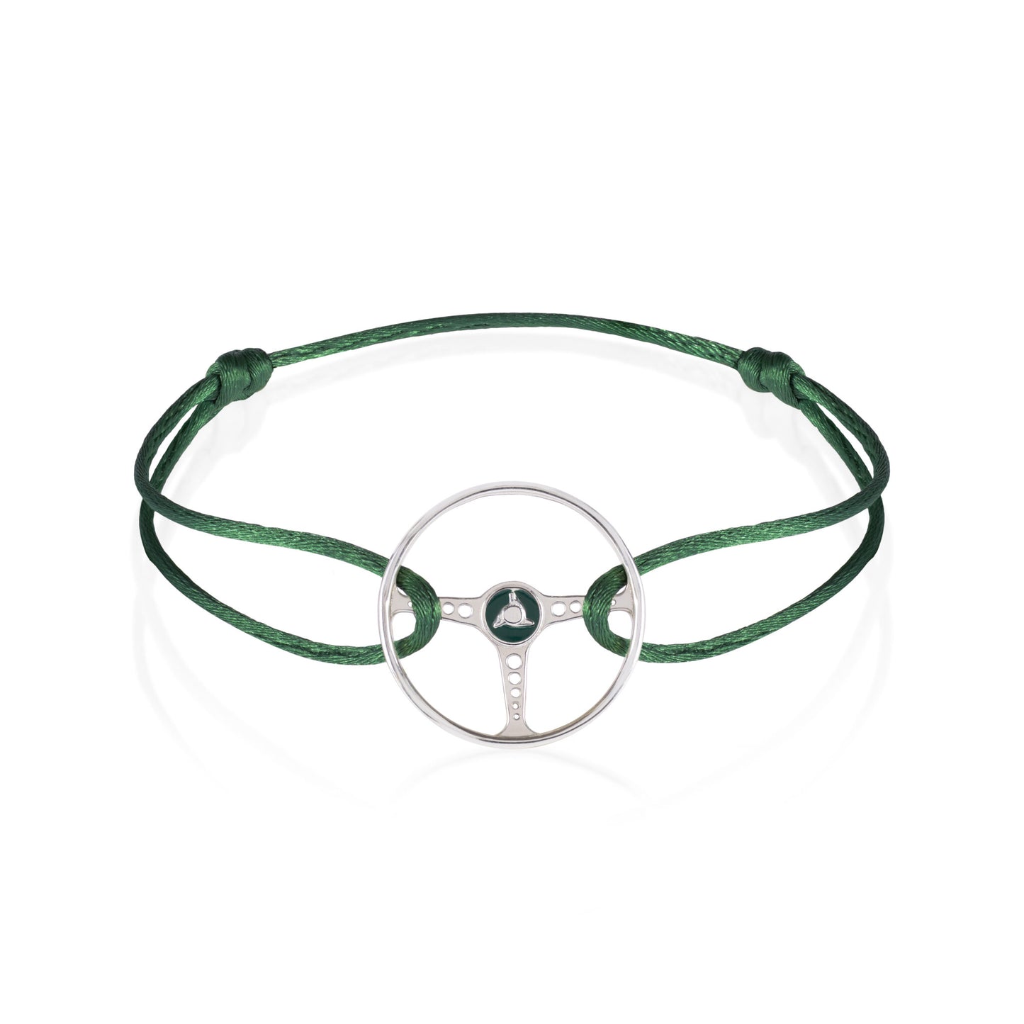 Racing Green Steering Wheel Bracelet