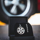 911 Classic Wheels Keychains Sterling Silver