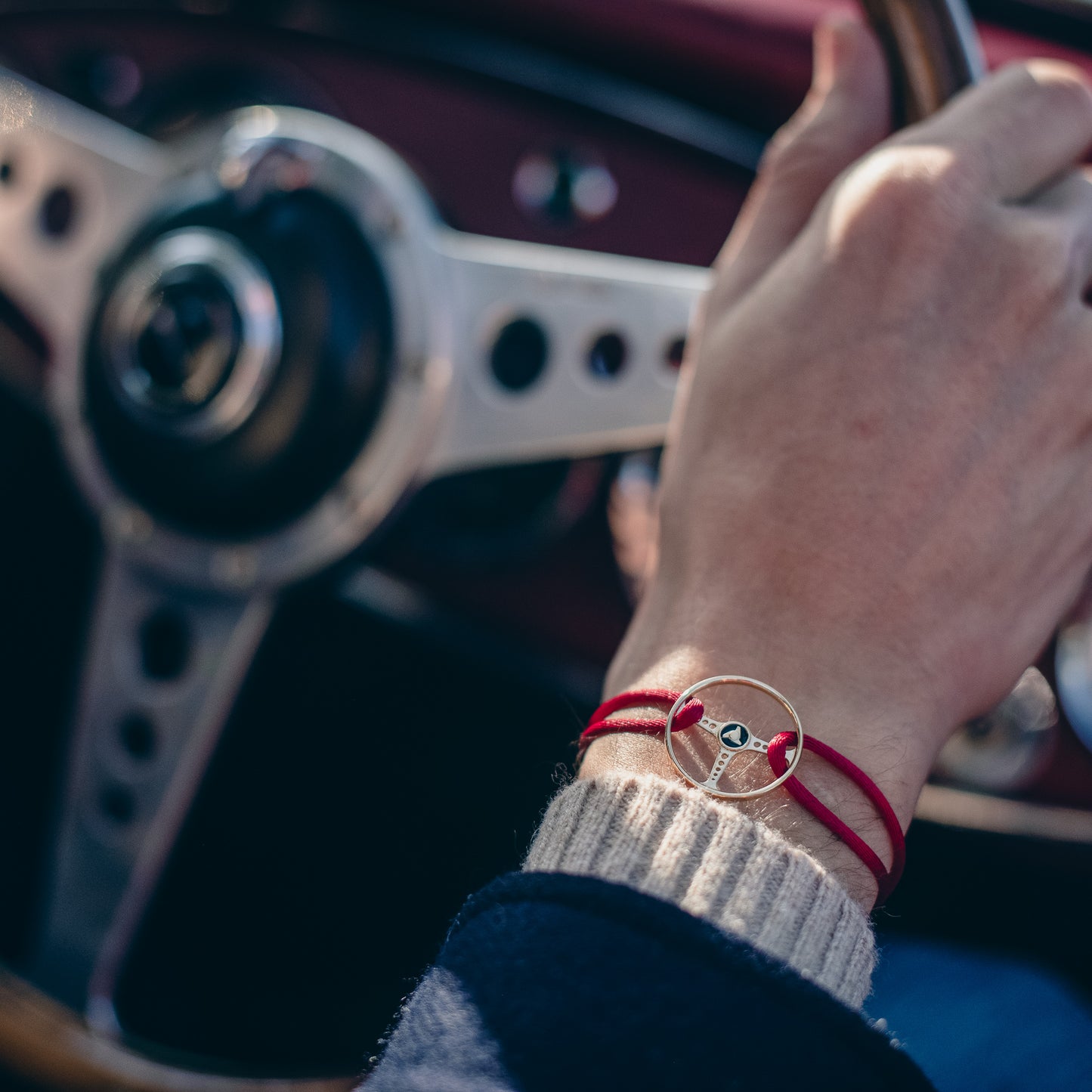 18K Gold Steering Wheel Bracelet